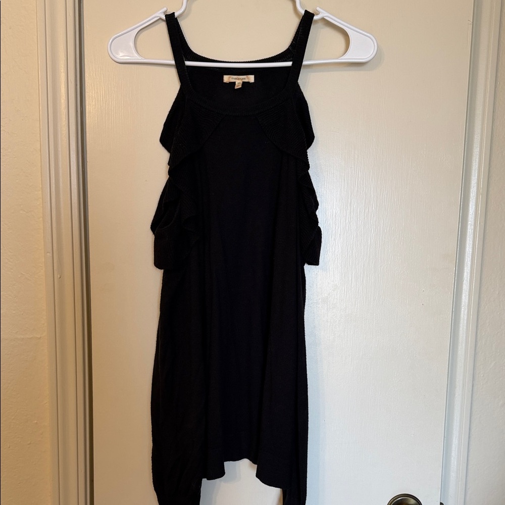 Black cold shoulder Maurices sweater